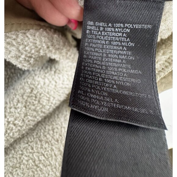 North Face Denali Fleece Jacket XXL Ivory Khaki Neutral Outdoor Cozycore Cabin - Picture 15 of 16